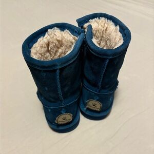 BearPaw Teal Suede Boots